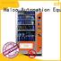 Haloo ads screen snack dispenser machine for snack