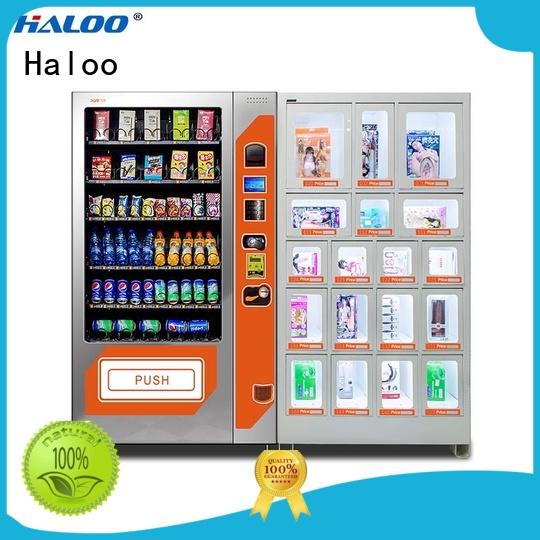 Haloo 24-hour condom dispenser customized for adults