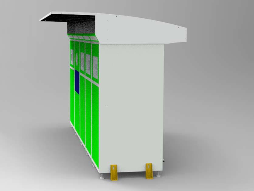 vending kiosk customized for garbage cycling