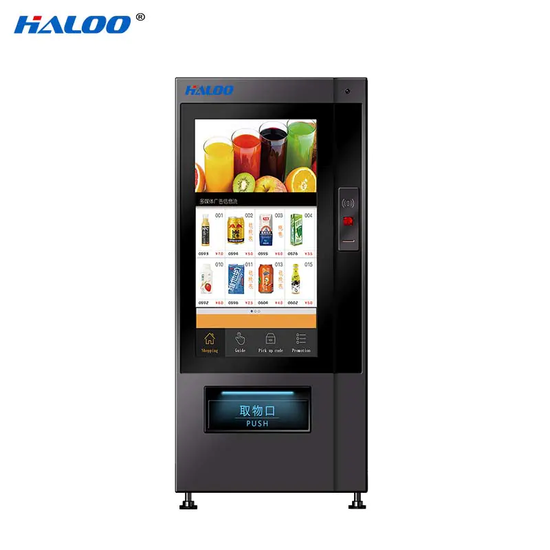 Haloo GPRS remote management snack vending machine factory
