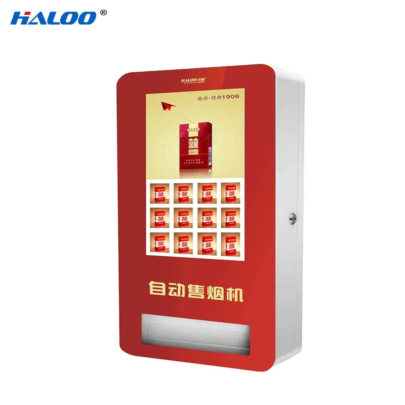 Haloo cost-effective vending kiosk smart remote management for purchase