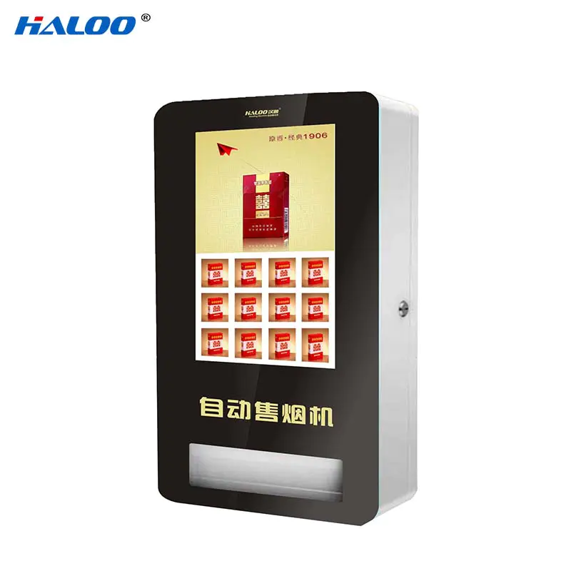 Haloo cost-effective vending kiosk smart remote management for purchase