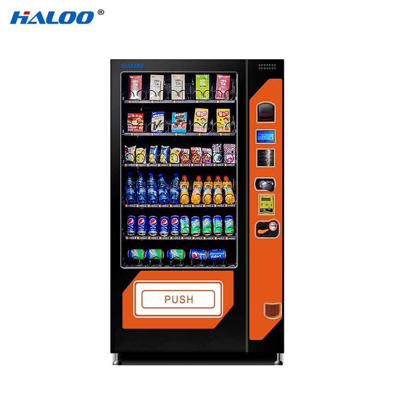tea vending machine 21.5inches ads screen for snack Haloo