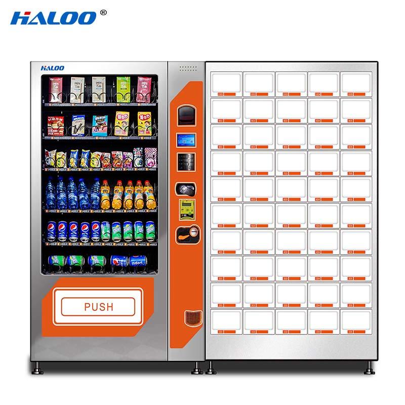 DLE-10C+CRE-4A Drink &snack vending machine black