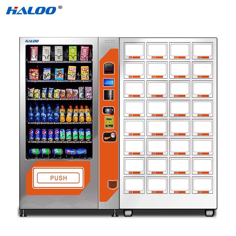 DLE-10C+CRE-4A Drink &snack vending machine black