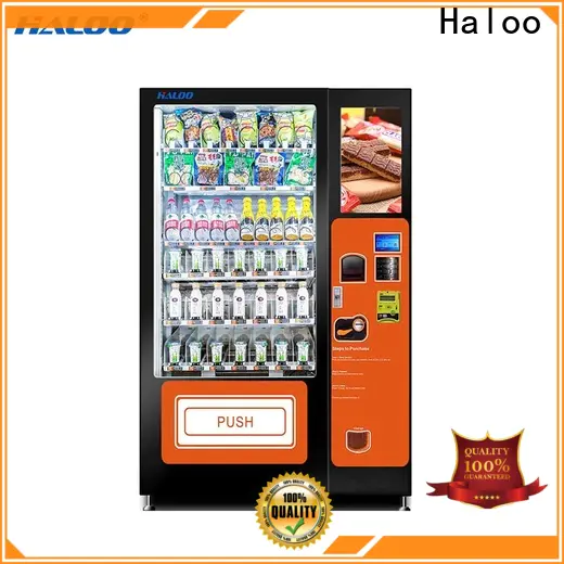 Haloo convenient canteen vending design for drinks