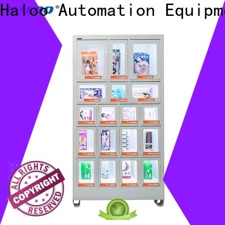 Haloo high capacity food vending machines manufacturer for drinks