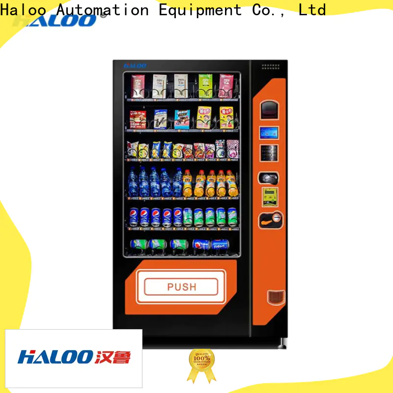 Haloo top chocolate vending machine customized for food