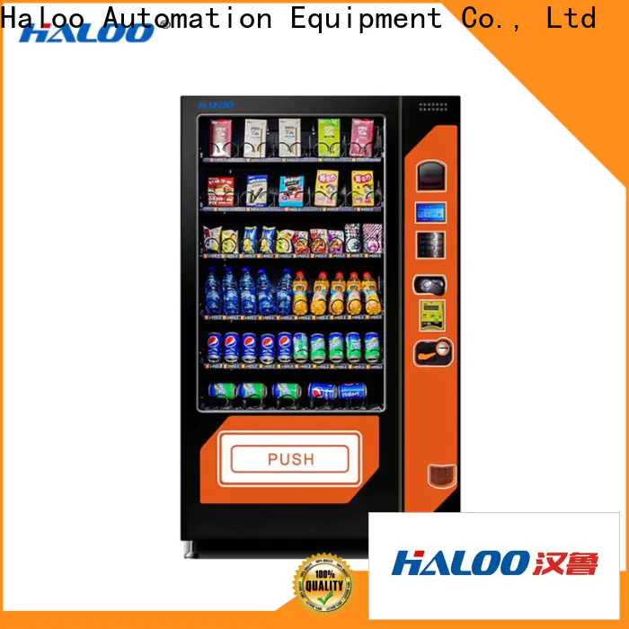Haloo beverage vending machine with good price for snack