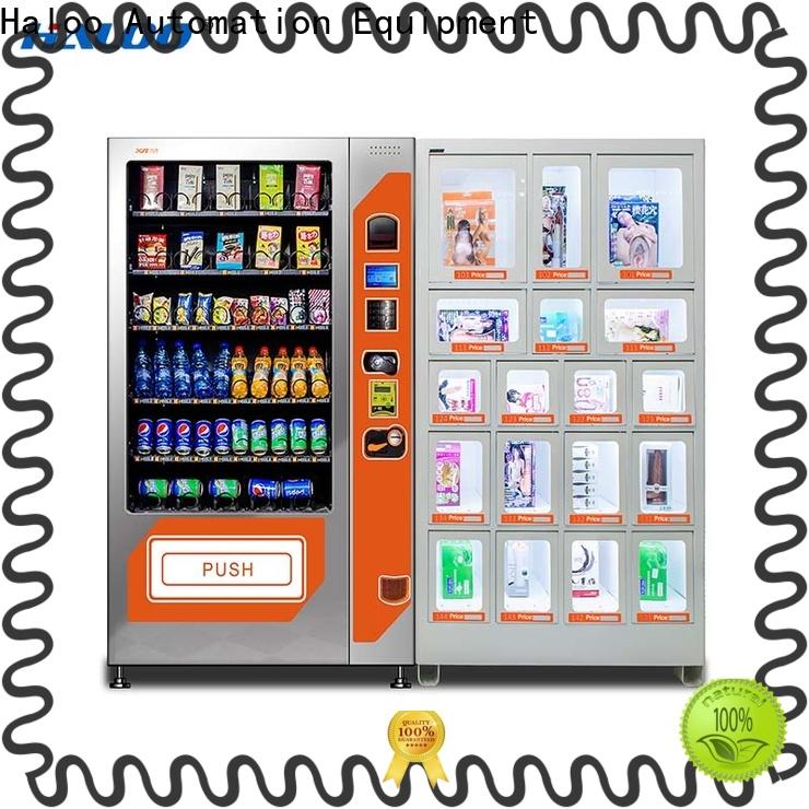 Haloo ads touch screen condom machine wholesale for pleasure