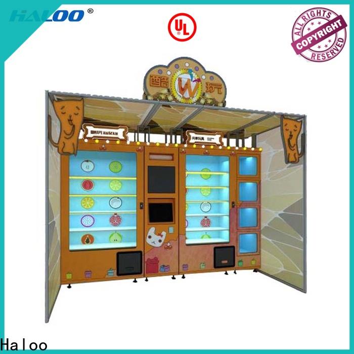 Haloo automatic robot vending machine manufacturer for lucky box gift