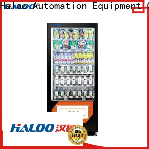 Haloo food vending machines manufacturer for snack