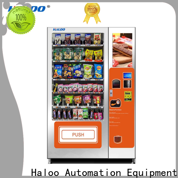 Haloo high-quality combo vending machines factory direct supply for food