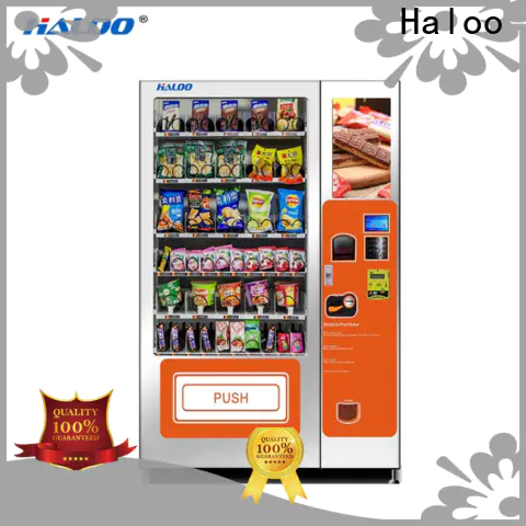 Haloo custom beverage vending machine factory direct supply for snack