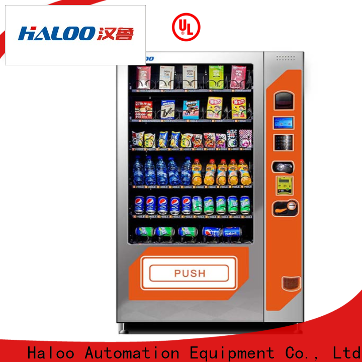 Haloo best combo vending machines customized for food