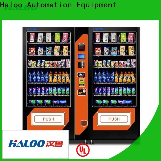 Haloo beverage vending machine design for snack