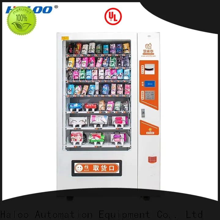 Haloo high capacity condom vending wholesale for adults
