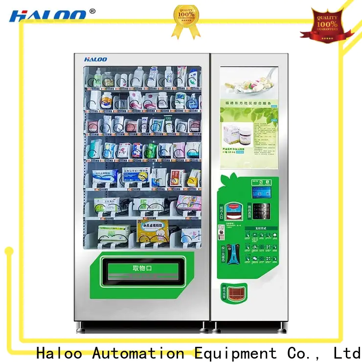 Haloo high capacity drink vending machine design for merchandise