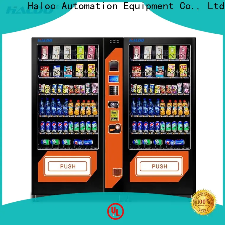 Haloo beverage vending machine factory direct supply for snack