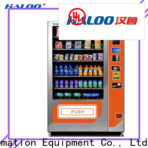Haloo combo vending machines customized for drink