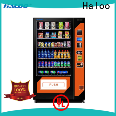 Haloo latest combo vending machines design for snack
