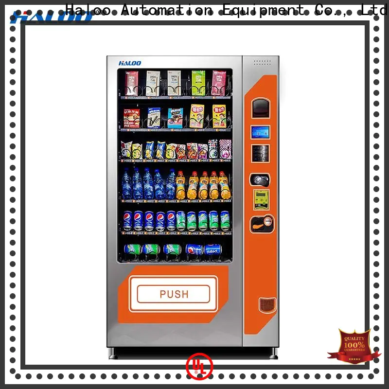 Haloo custom chocolate vending machine factory direct supply for drink