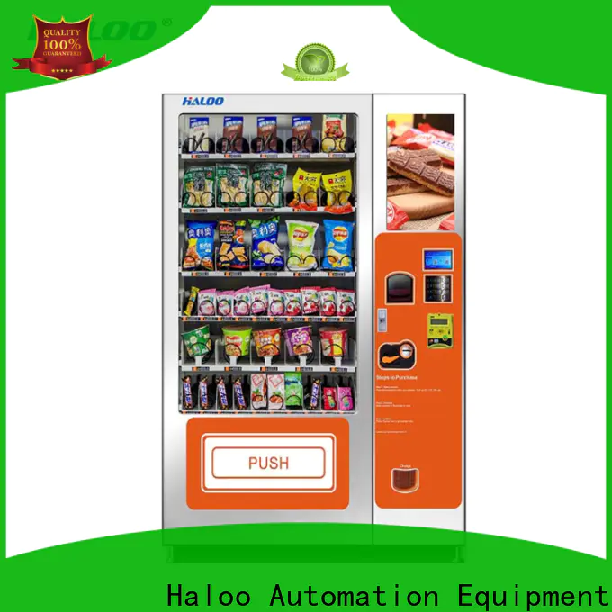 Haloo chocolate vending machine factory direct supply for drink