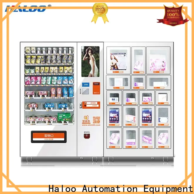 Haloo condom vending factory direct supply for shopping mall