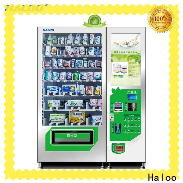 Haloo professional soda vending machine factory for merchandise