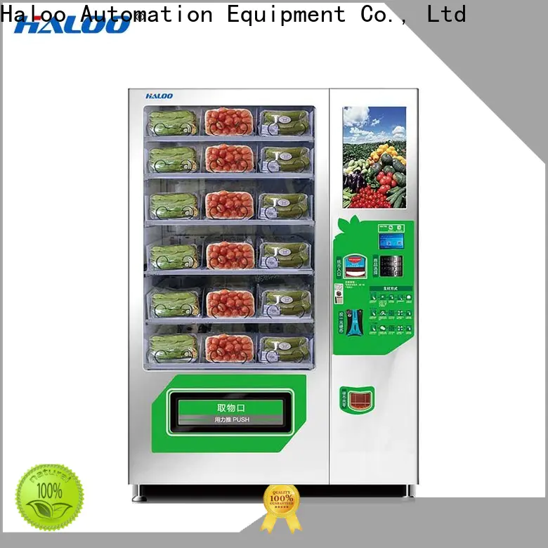 Haloo large capacity fruit vending machine wholesale for drinks