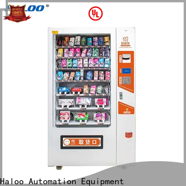Haloo GPRS remote manage condom vending wholesale for shopping mall