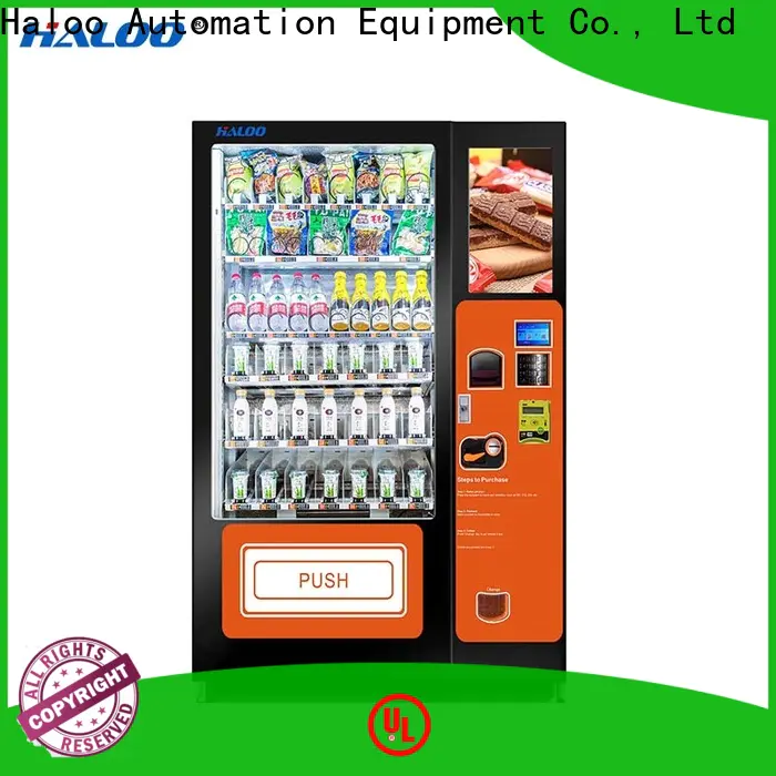 Haloo fruit vending machine design for drinks