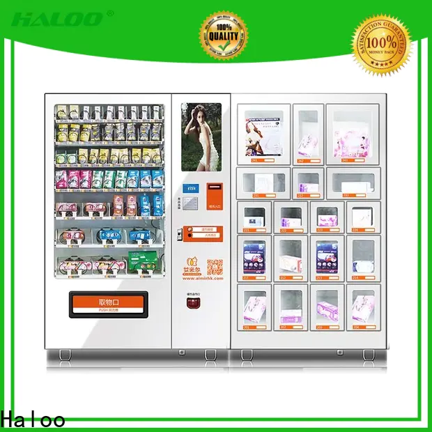 Haloo durable condom dispenser supplier for shopping mall