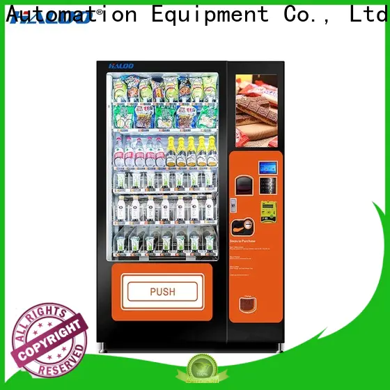 Haloo automatic sandwich vending machine design for red wine