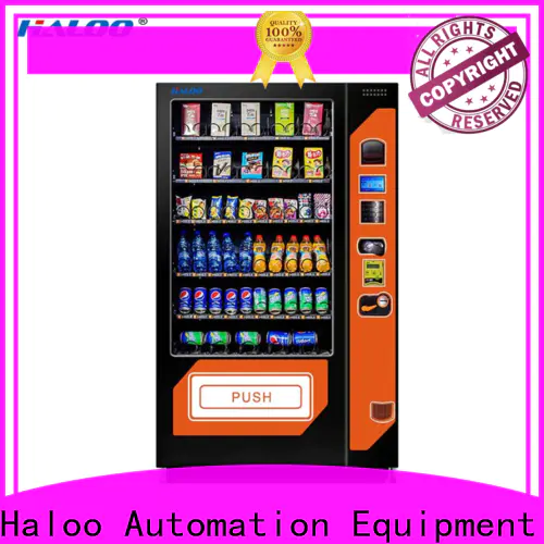 Haloo best cold drink vending machine factory direct supply for snack