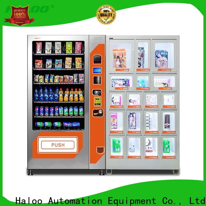 Haloo condom vending machine factory direct supply for shopping mall