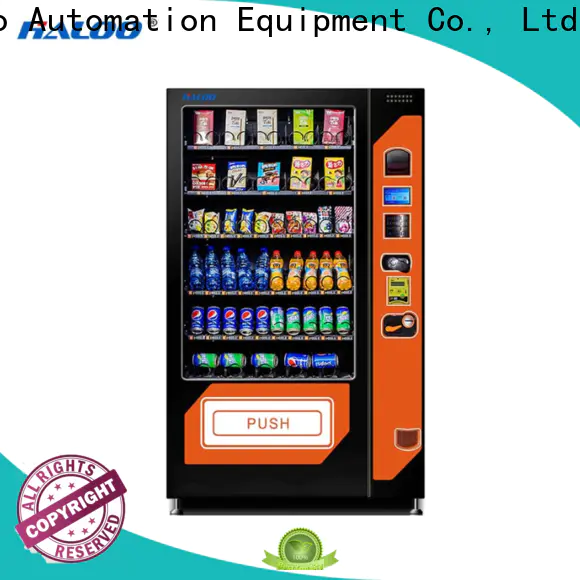 Haloo top coffee vending machine manufacturer for snack