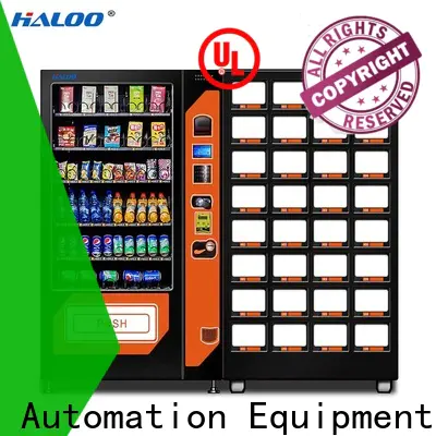 Haloo custom tea vending machine factory direct supply for food