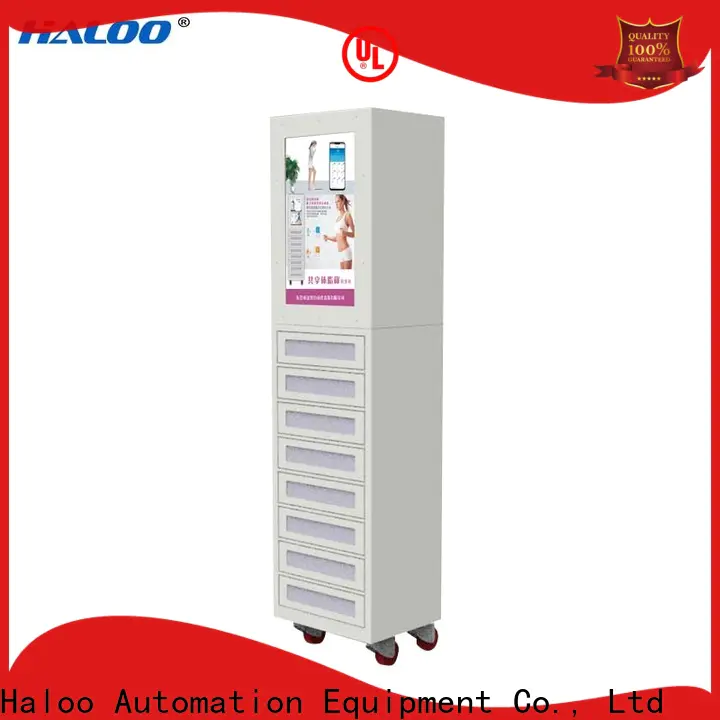 Haloo smart remote management robot vending machine customized for purchase