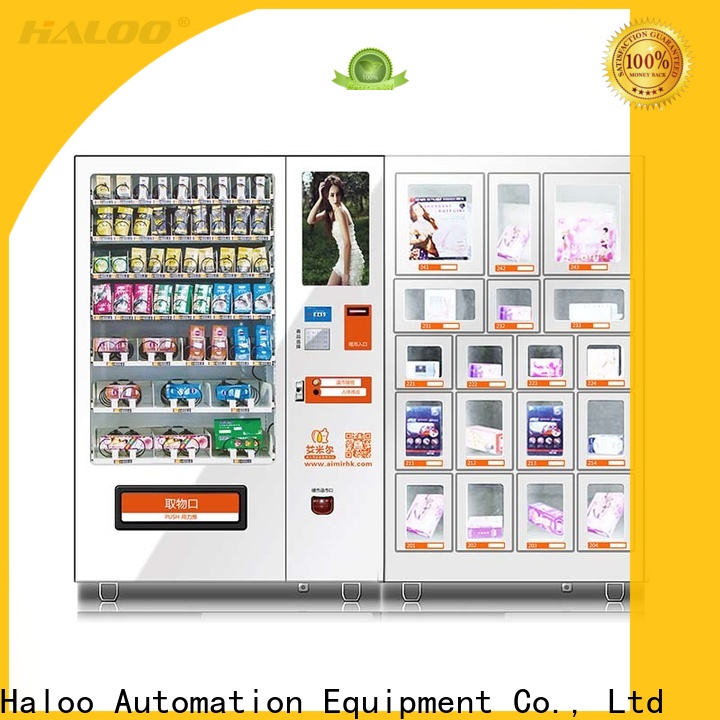 Haloo automatic condom vending wholesale for shopping mall