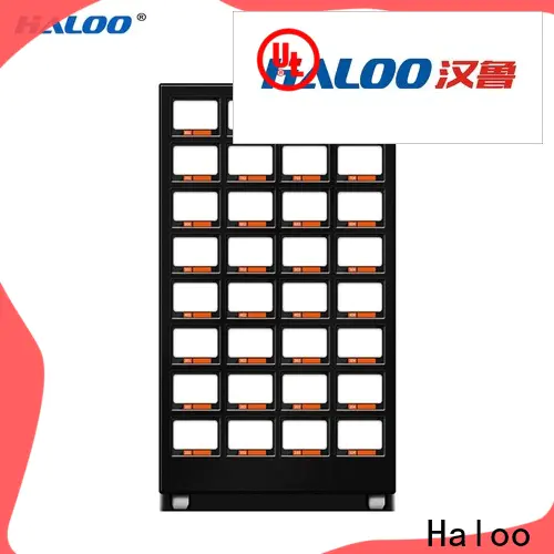 Haloo convenient coke vending machinee supplier for drinks