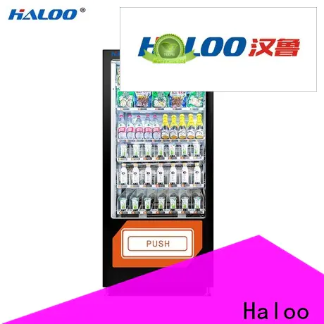 Haloo food vending machines series for drinks