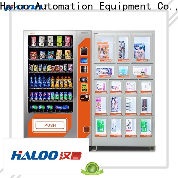 Haloo durable condom machine customized for shopping mall