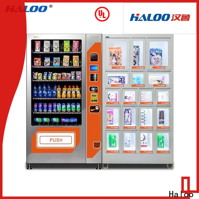 Haloo condom vending machine factory direct supply for adults