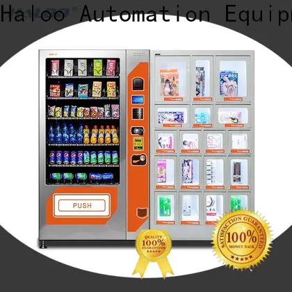 Haloo automatic condom vending machine factory direct supply for shopping mall