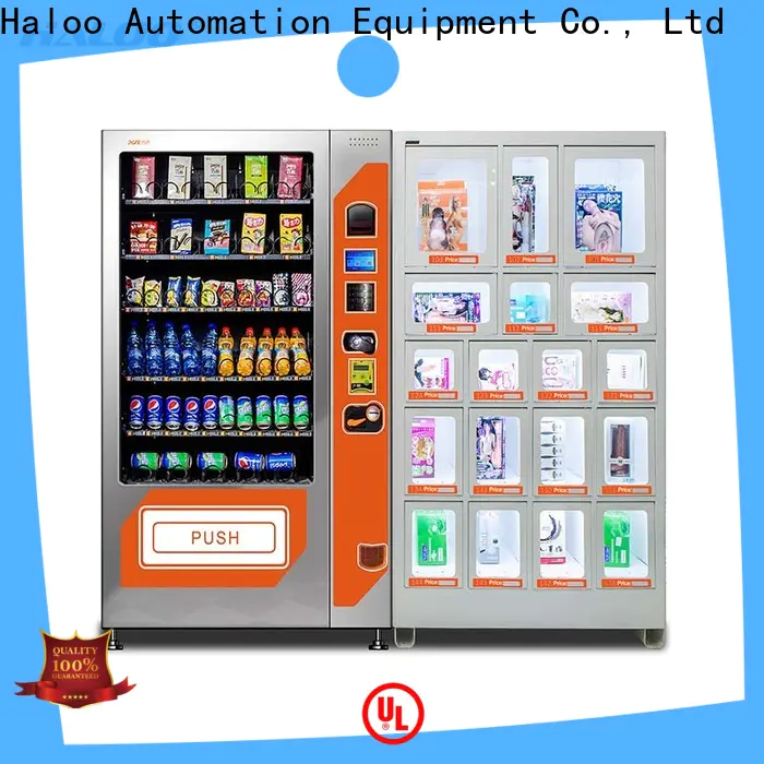 Haloo ads touch screen condom vending directly sale for pleasure