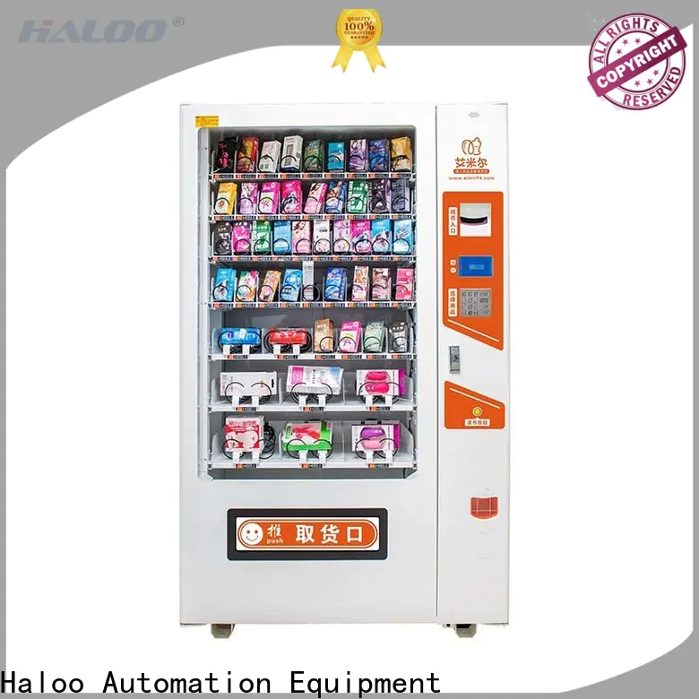 Haloo high capacity condom vending customized for pleasure