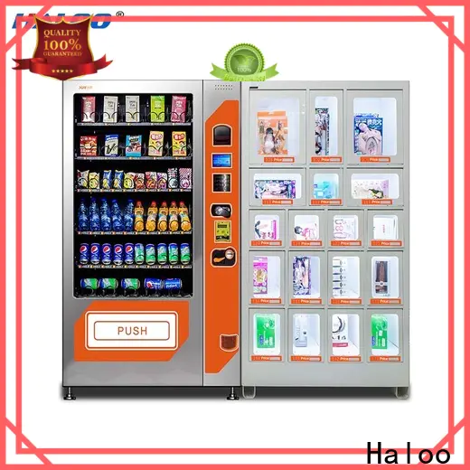 Haloo durable condom vending supplier for shopping mall