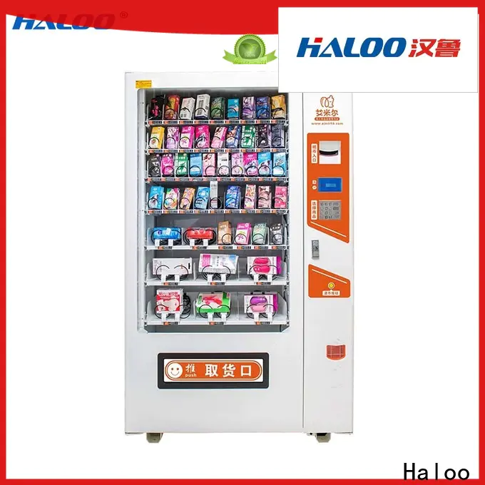 Haloo 24-hour condom machine customized for shopping mall