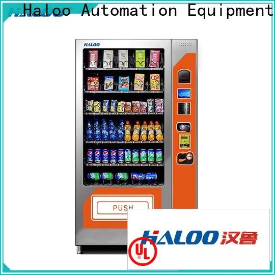 Haloo new combo vending machines customized for drink